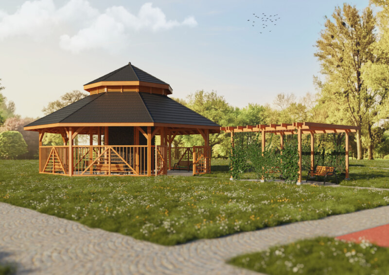 Wizualizacja tężni solankowej